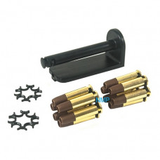 ASG - Moon clip Set, Includes 12 x 4.5mm Shells & 4 Moon Clips & Belt clip holder (Fits 16k 715 Onwards Only)